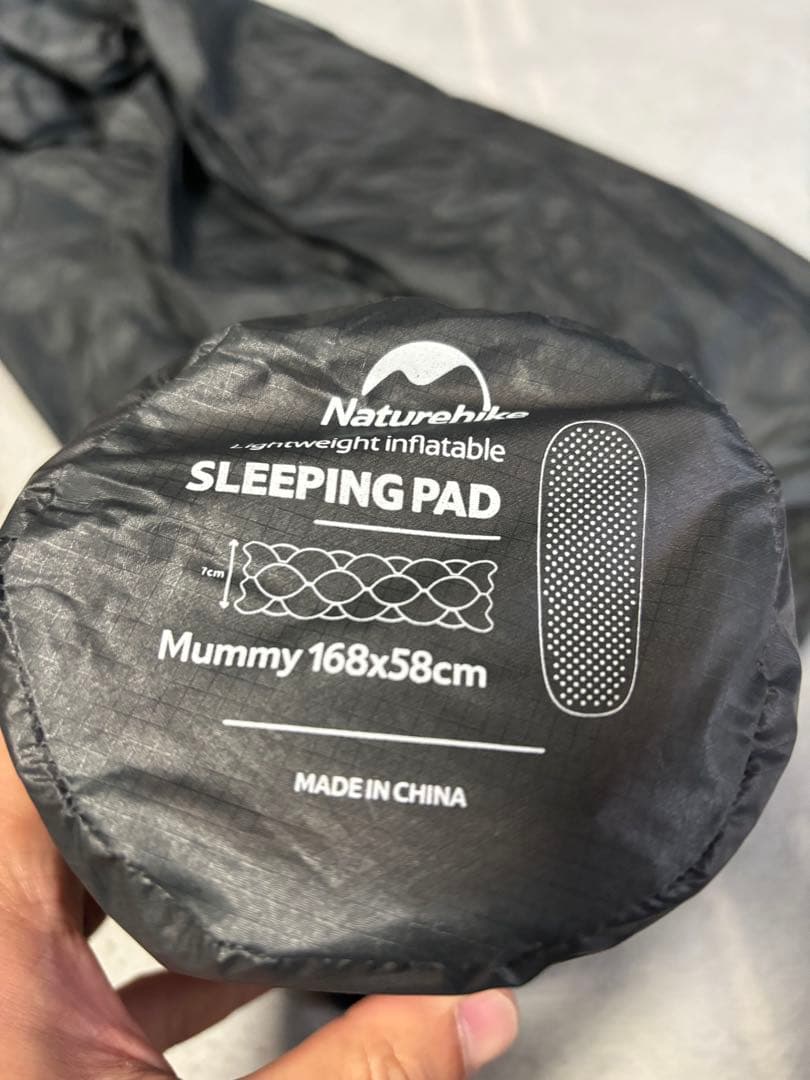 値下げNaturehike スリーピングパッド 168x58cm R値5.8？