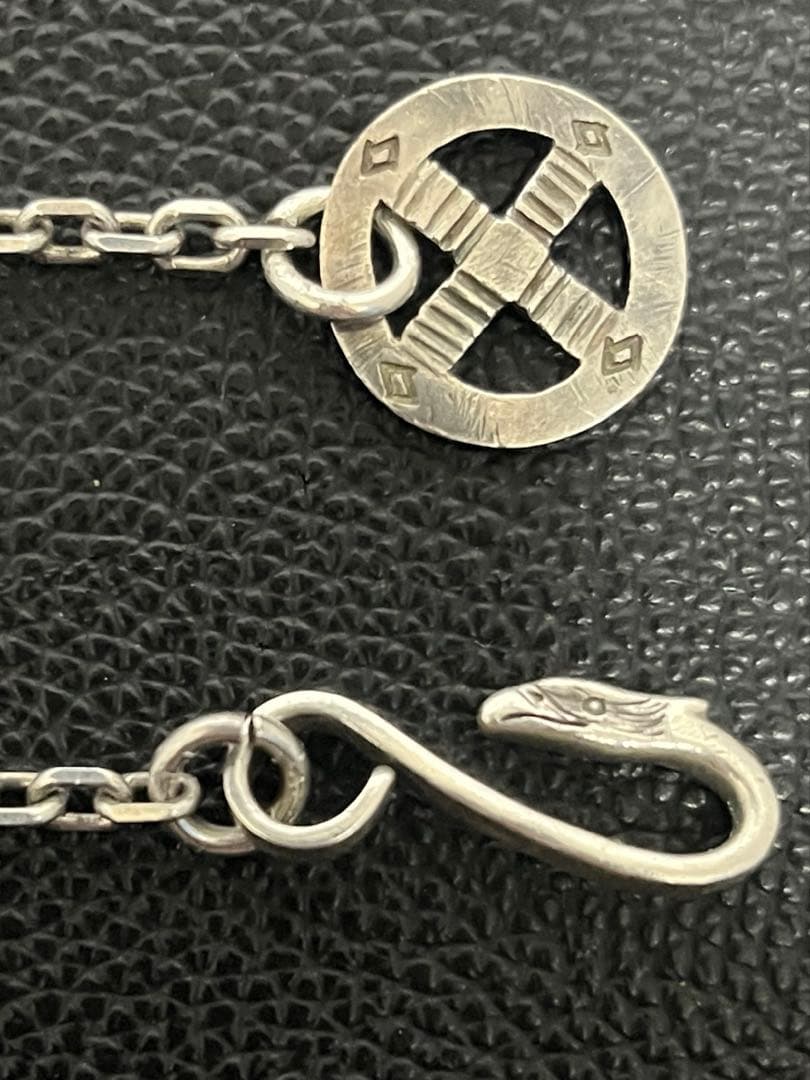 【Ann】goro's ゴローズ　ホイール付き細角チェーン　約47cm