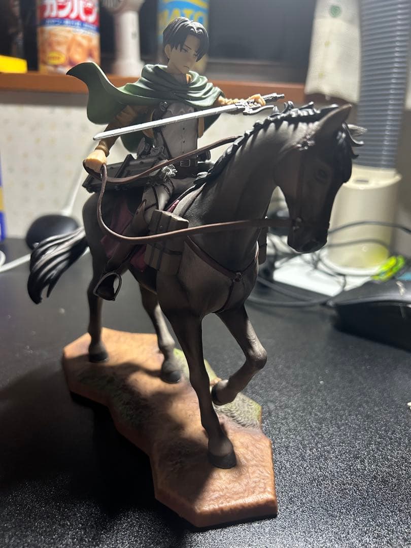 天*認様 一番くじ リヴァイ騎馬フィギュア b賞ラストワン賞セット