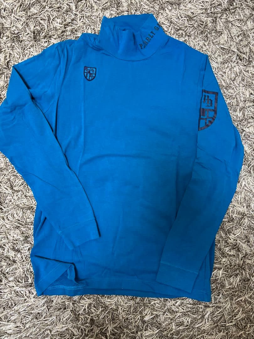 PEARLY GATES ブラック/ターコイズ 長袖スニード/インナー セット4