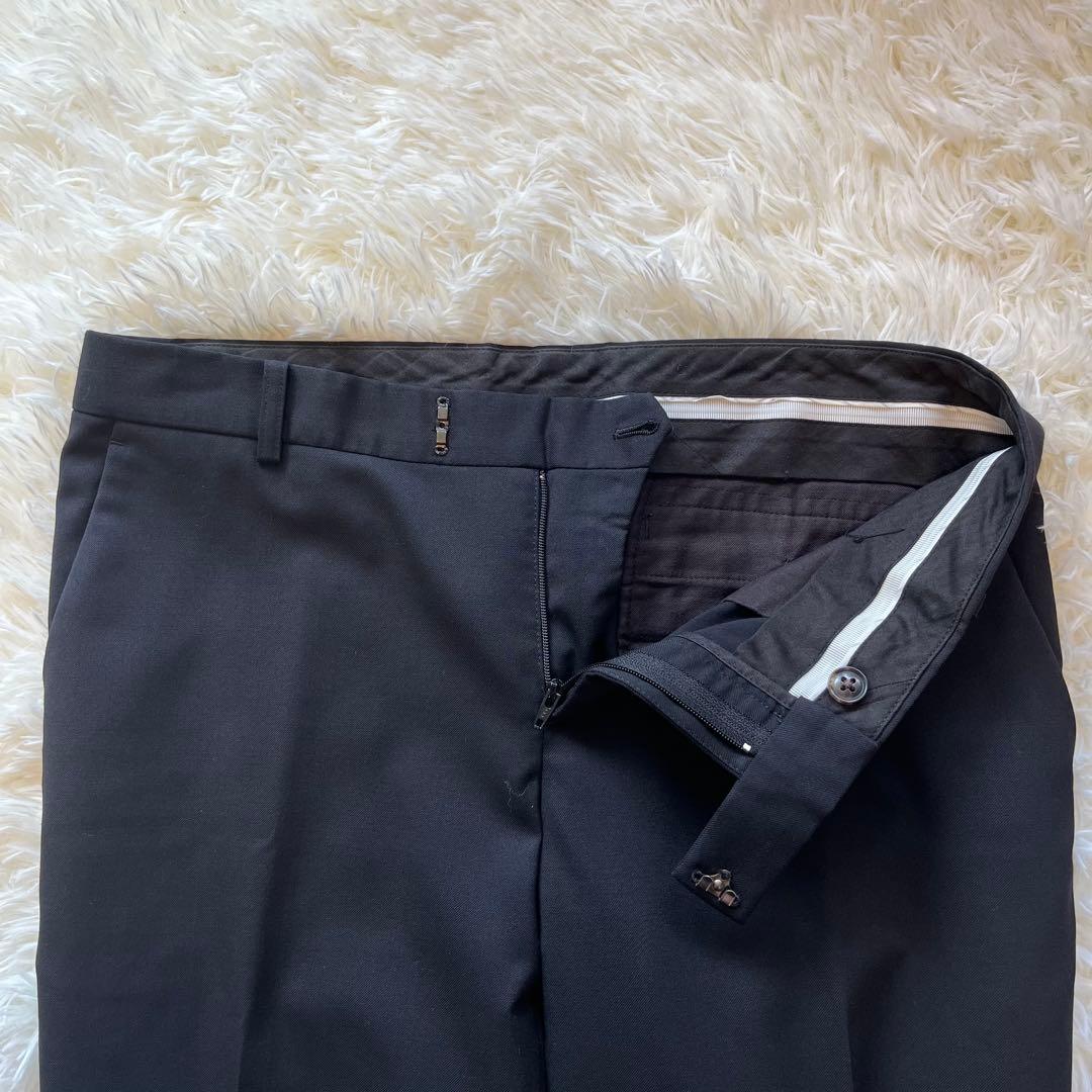 美品　グリーンレーベルリラクシング　黒　ビジネススーツ パンツスーツ上下40