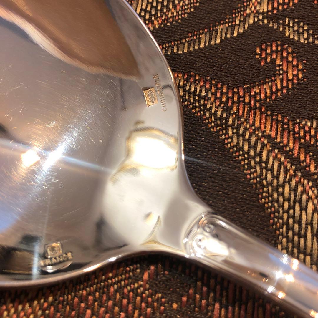 クリストフル　アンティーク　サービングスプーン