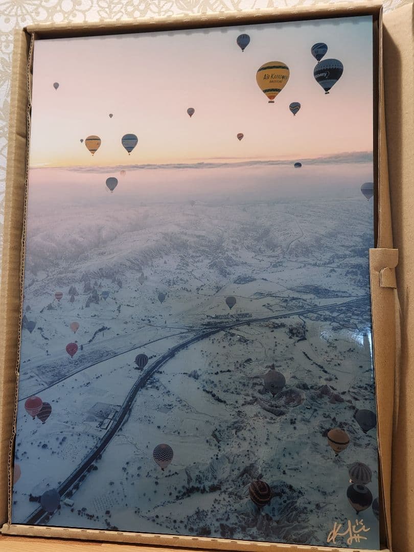 撮って笑って旅をして　とったび 写真パネル　トルコ　気球　カッパドキア