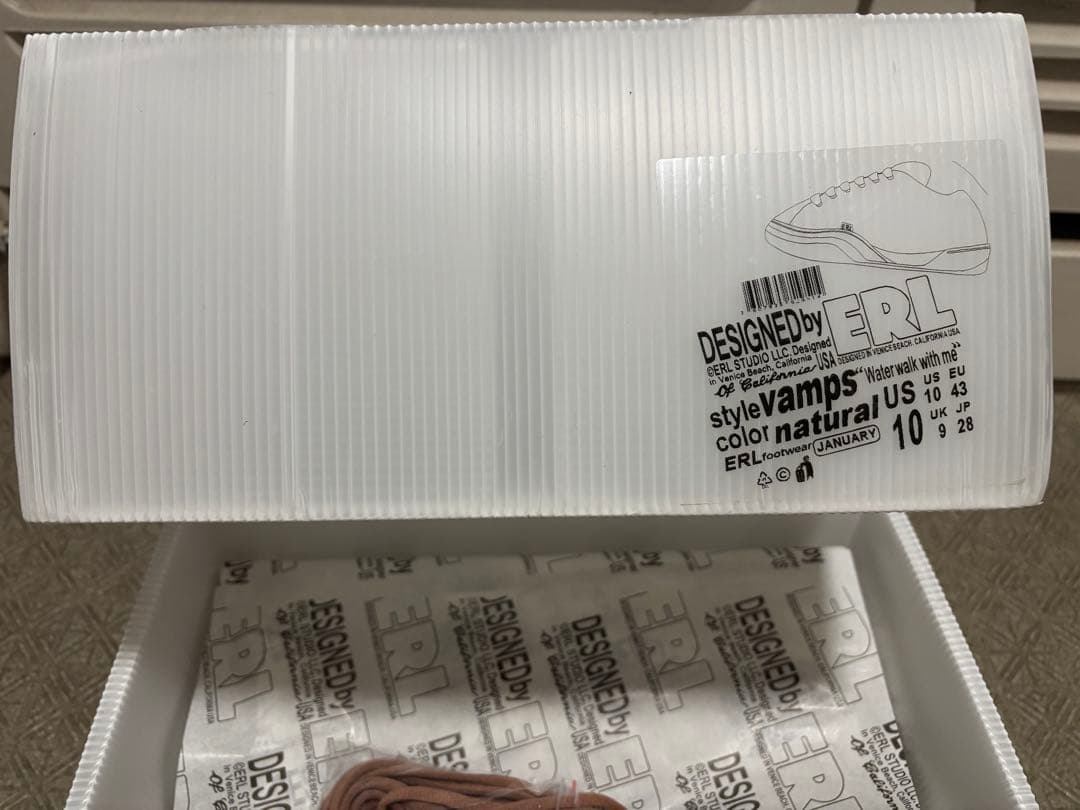 ERL イーアールエル Vamps Skate スニーカー US10