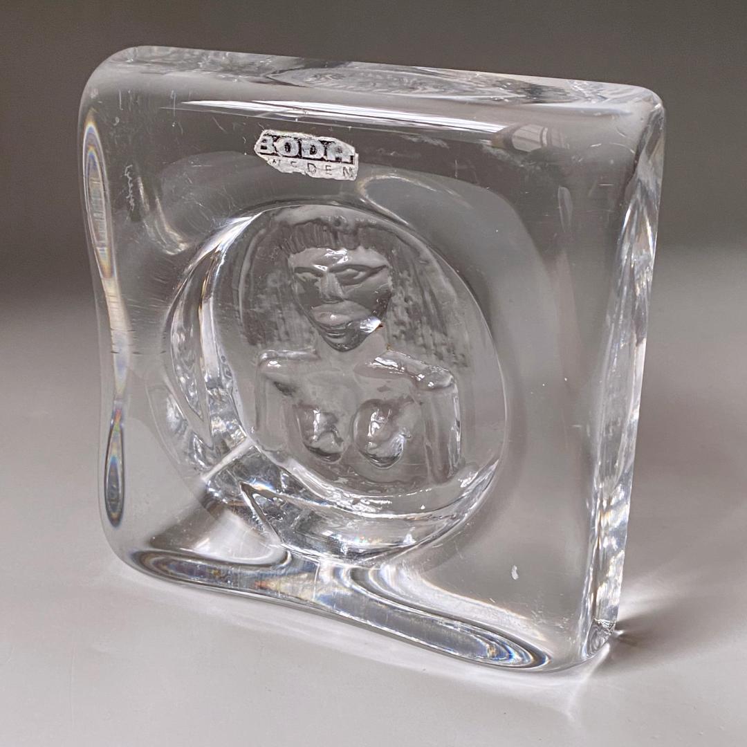 ＊北欧 ヴィンテージ＊ エリック・ホグラン BODA 灰皿 アンティーク ガラス