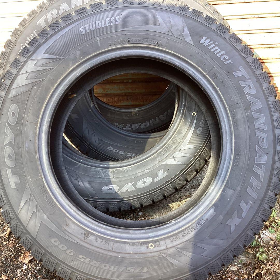 パジェロミニ用　スタッドレスタイヤ 4本の内2本全国送料込み‼️ネンです‼️