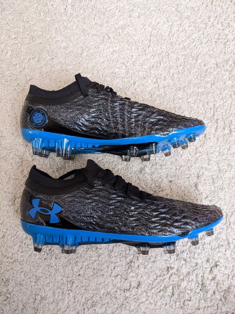 Under Armour スパイクシューズ 黒/青