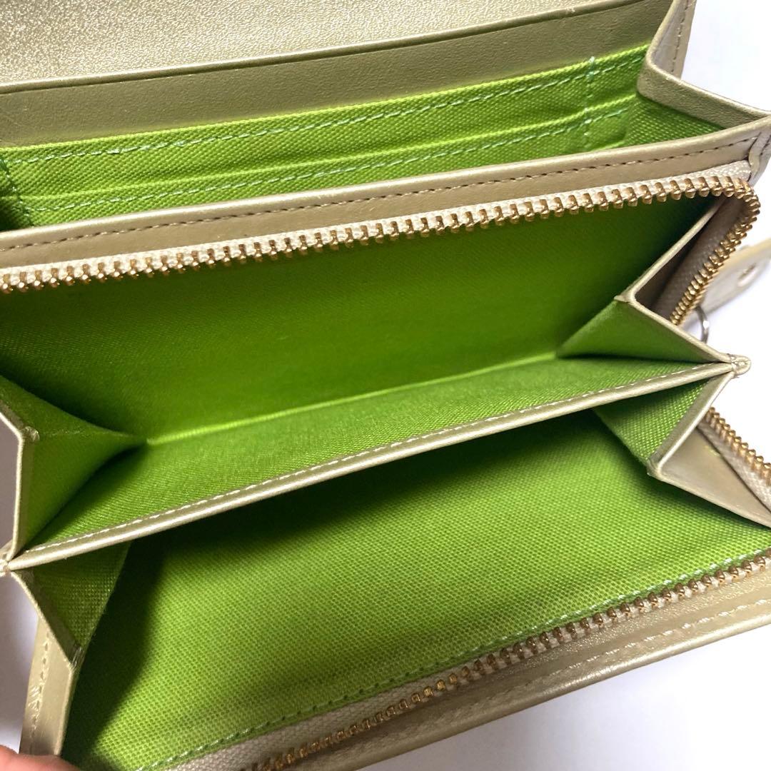 希少✦ヴィヴィアンウエストウッド 二つ折り財布 カエル FROGS ゴールド