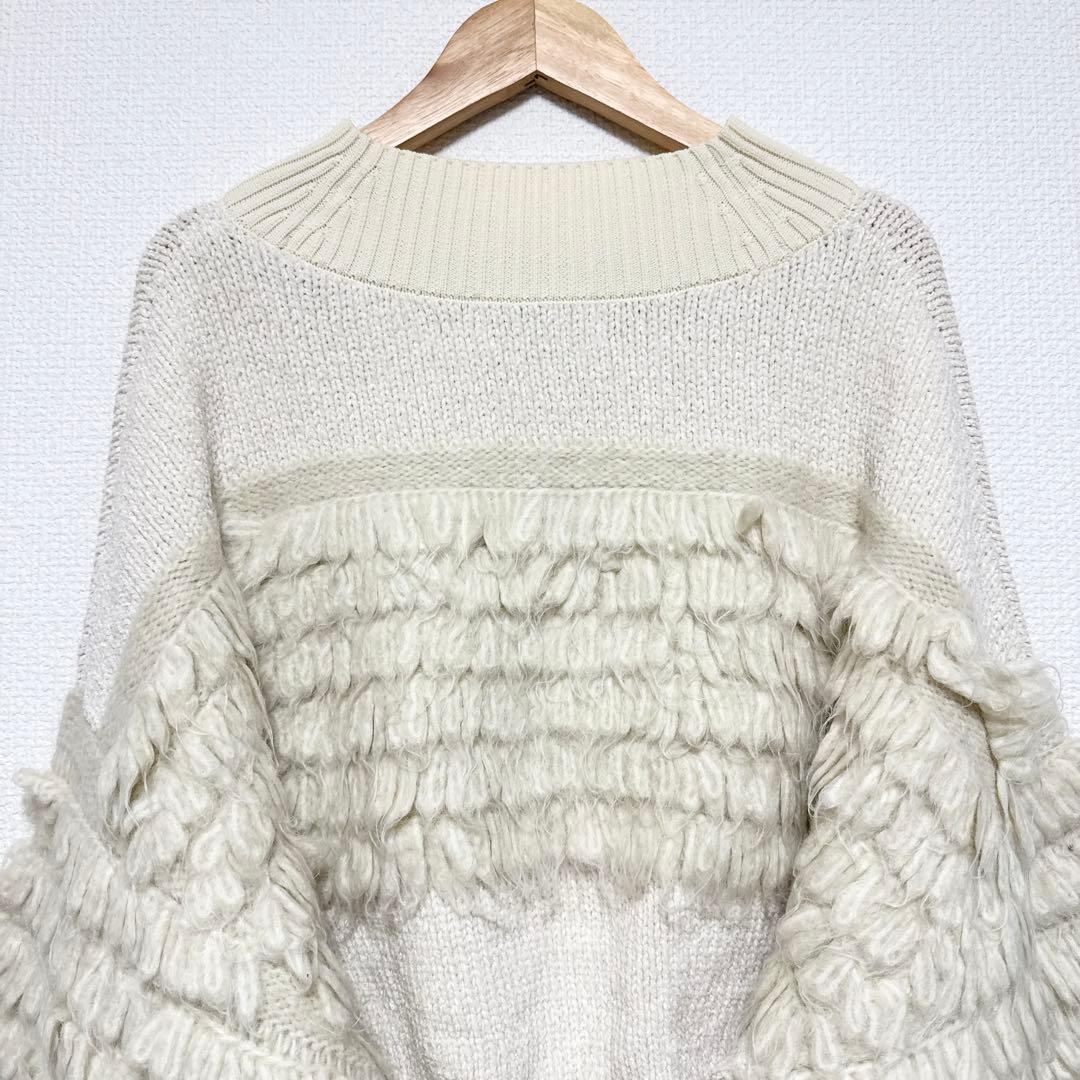 【新品タグ付き】HeRIN.CYE ヘリンドットサイ ショート丈 ニット 長袖