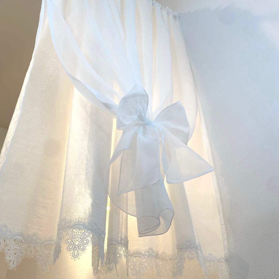 カフェカーテン✿❛りのまま❜レース✩.*˚ハンドメイド*:..。♡*゜