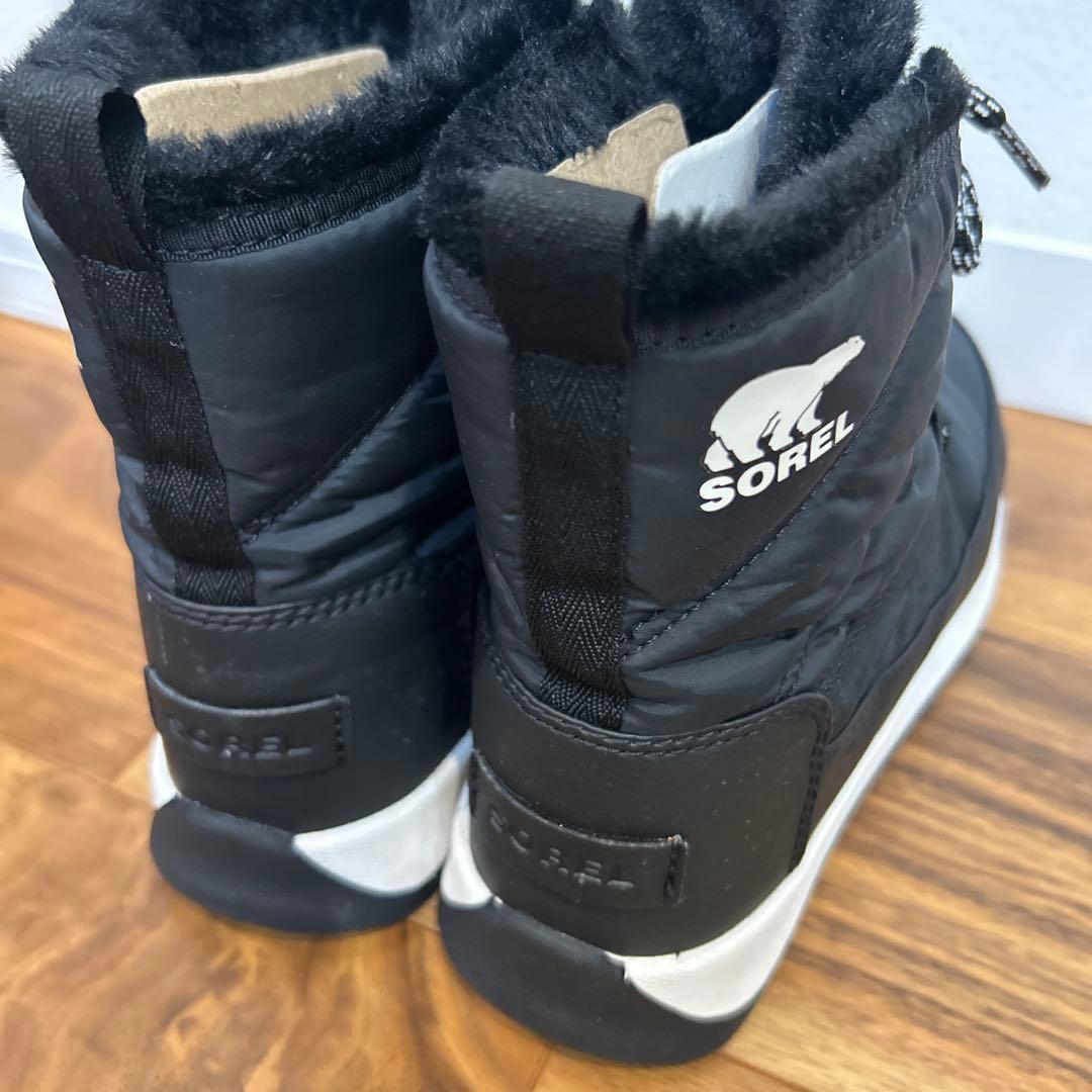 SOREL ブラックブーツ　23cm