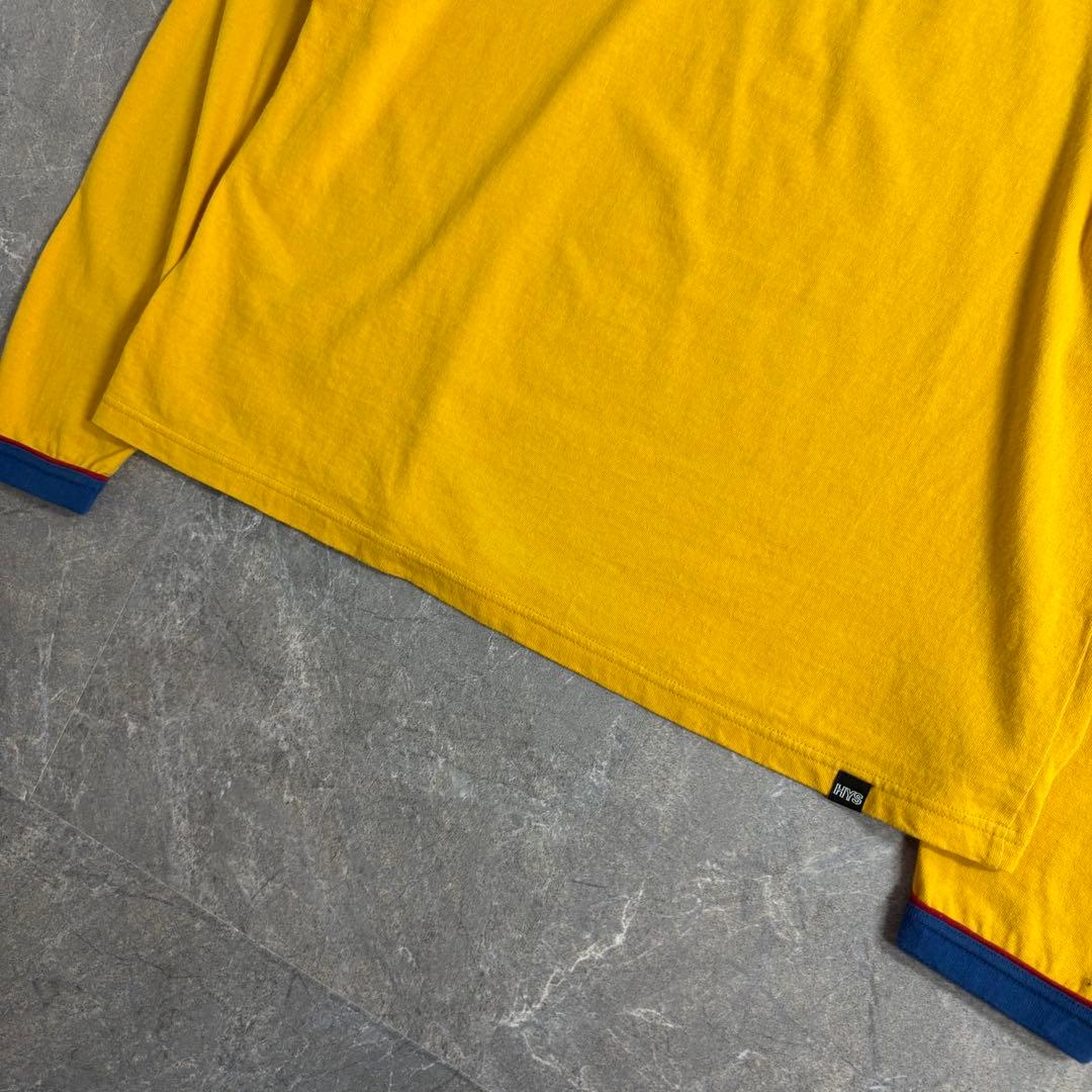 HYSTERIC GLAMOUR リンガーロングTシャツ ヒスガール イエロー