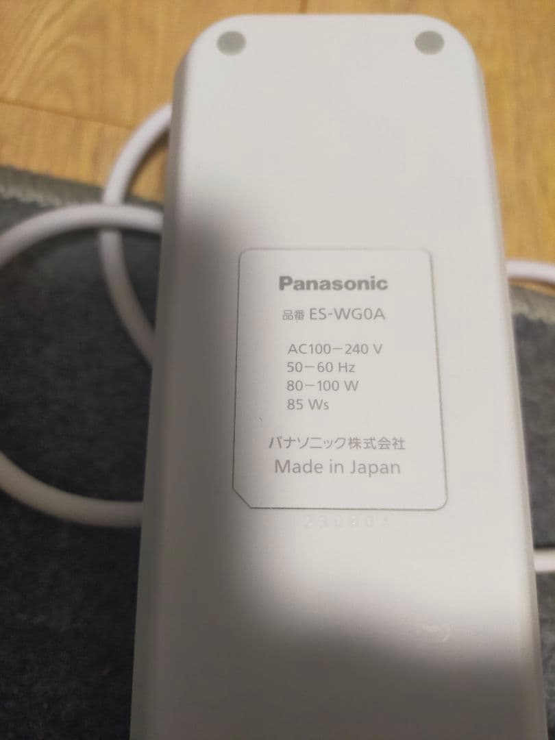 訳アリ　Panasonic 脱毛器 ES-WG0A ホワイト