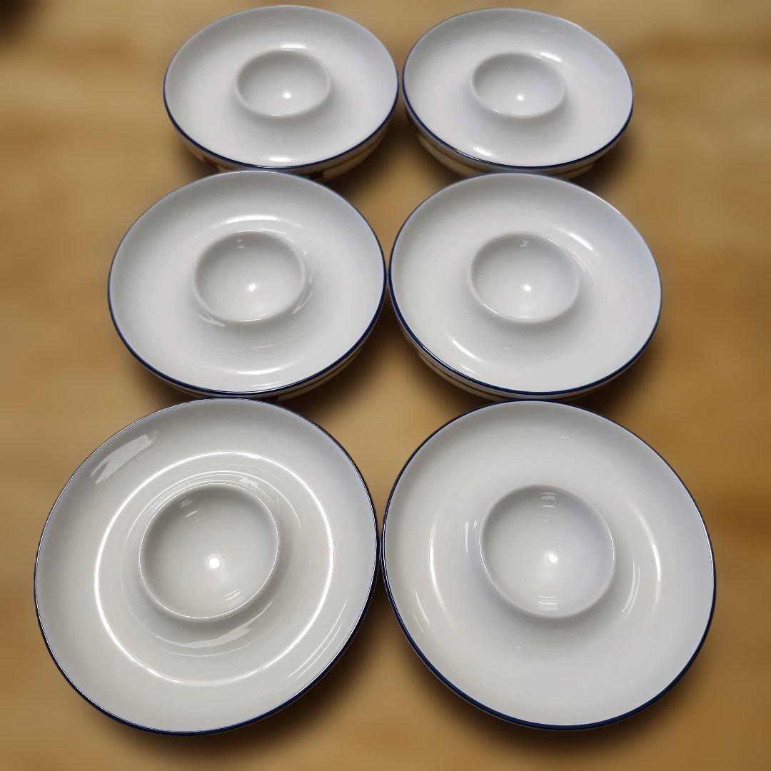 リチャードジノリ クリッパー エッグスタンド6個セット