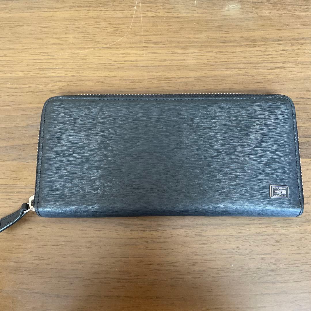 ポーター　長財布　カレント　ラウンドファスナー