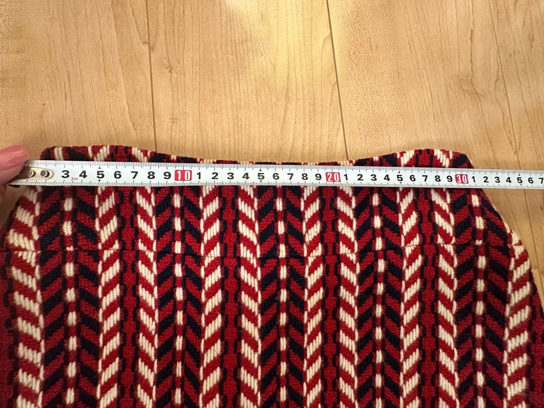 美品/CHANEL/シャネル/スカート/ツイード/トリコロール/COCOモチーフ