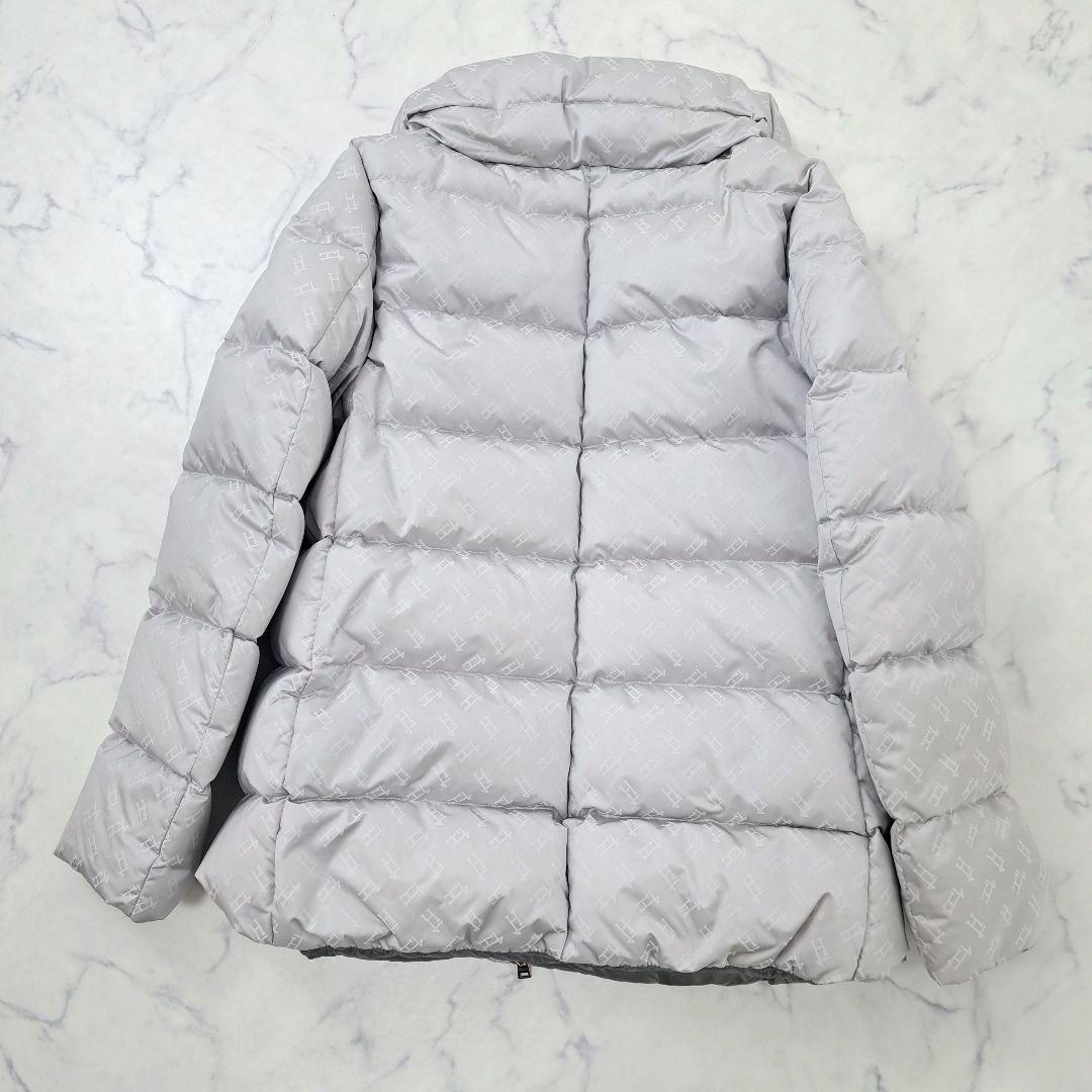 HERNO ヘルノ モノグラム 総柄 ロゴ 近年 ダウンジャケット 40