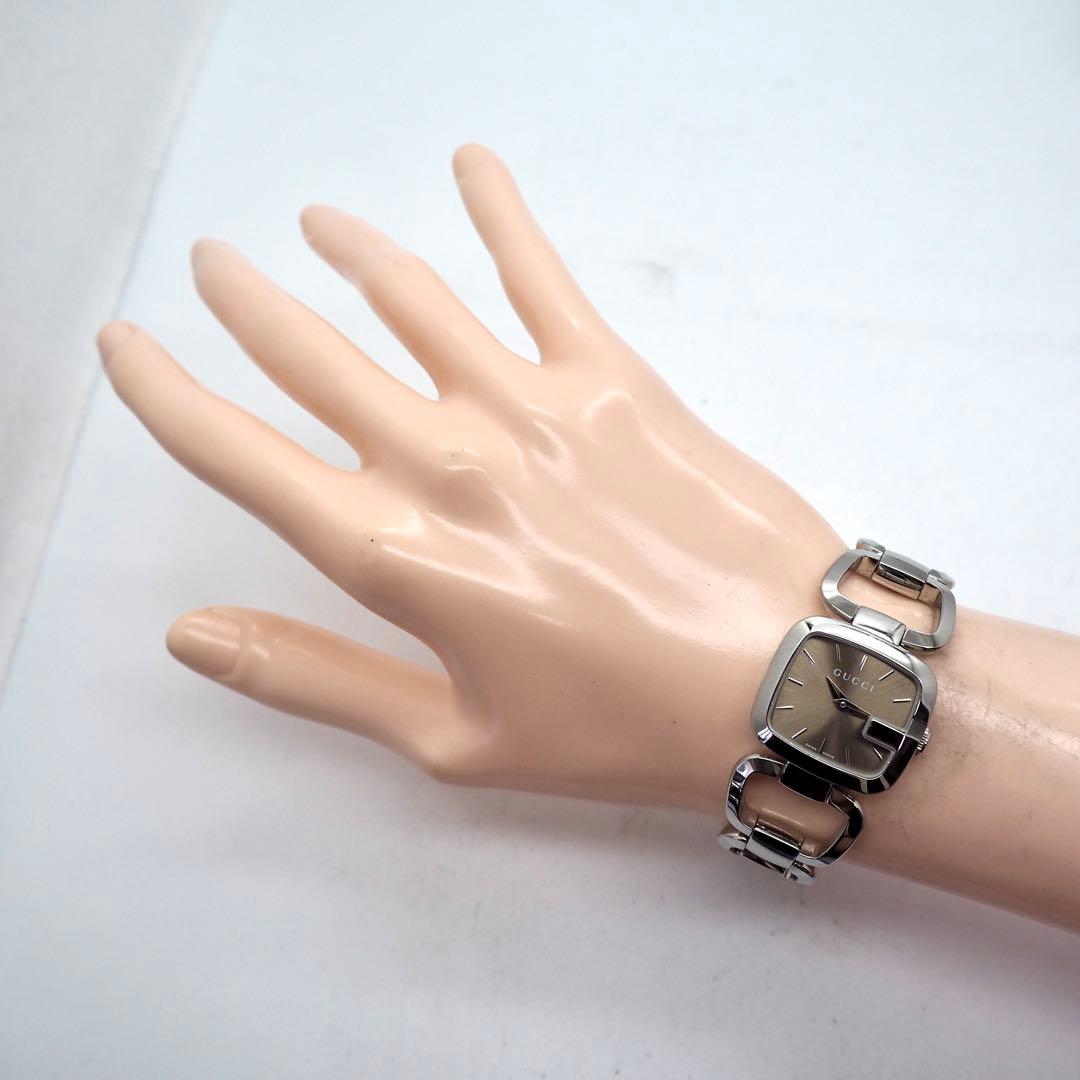 294【美品】GUCCI レディース 時計 125.5 Gコレクション スクエア