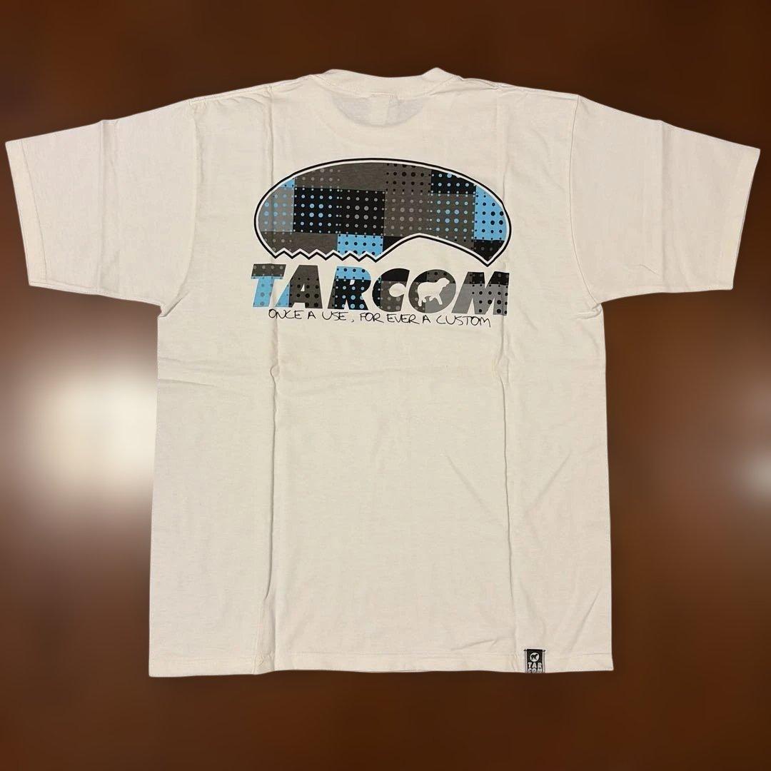 TARCOM ホワイト Tシャツ バックプリント 新品同様、試着のみ Lサイズ