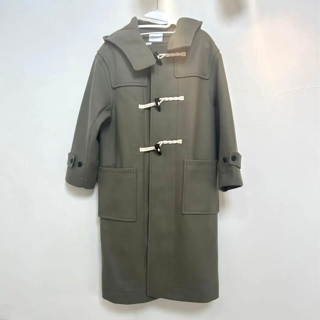 新品✨形綺麗　メルトン オーバー ダッフルコート　セージグリーン