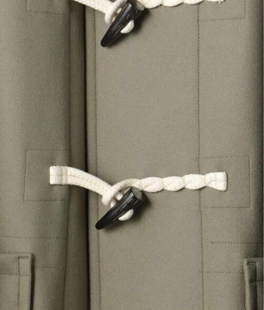 新品✨形綺麗　メルトン オーバー ダッフルコート　セージグリーン