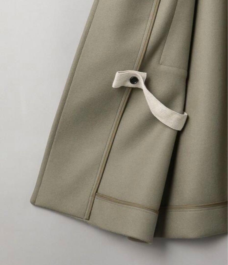 新品✨形綺麗　メルトン オーバー ダッフルコート　セージグリーン