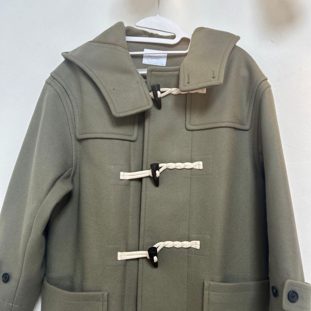 新品✨形綺麗　メルトン オーバー ダッフルコート　セージグリーン