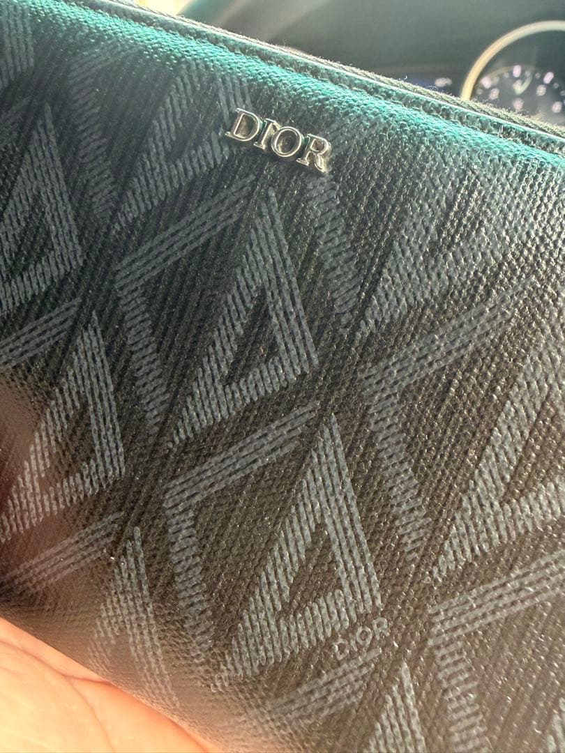 国内正規　DIOR ダイヤモンド ロングジップウォレット