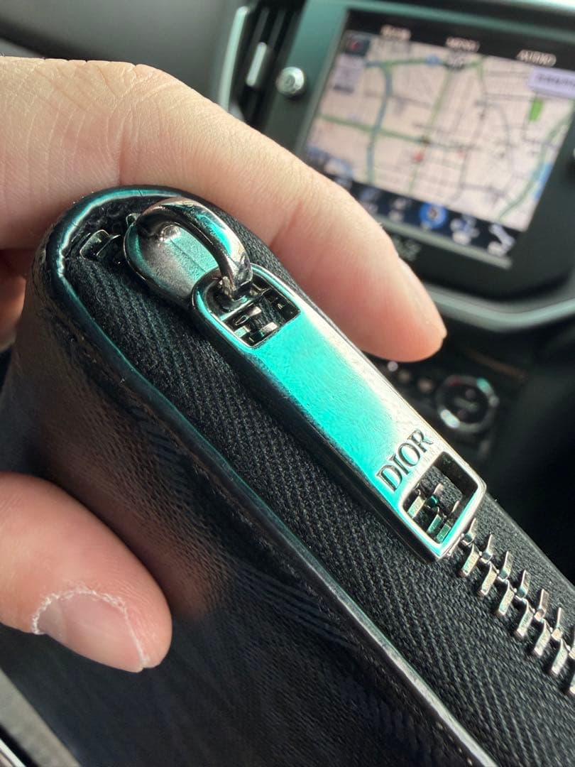 国内正規　DIOR ダイヤモンド ロングジップウォレット