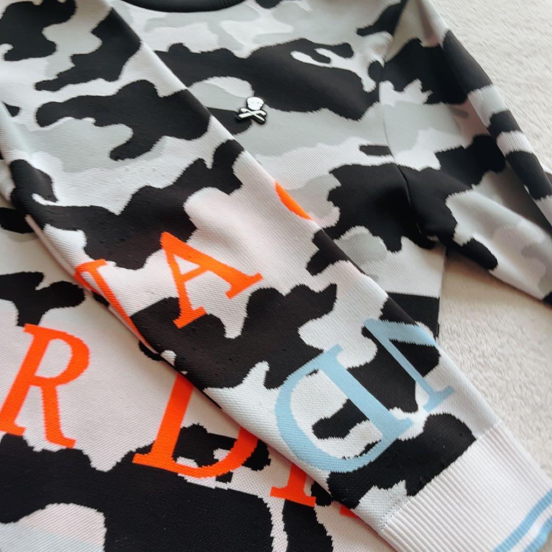 マークアンドロナ　近年　XL 　50　セーター　ニット　迷彩　カモフラージュ