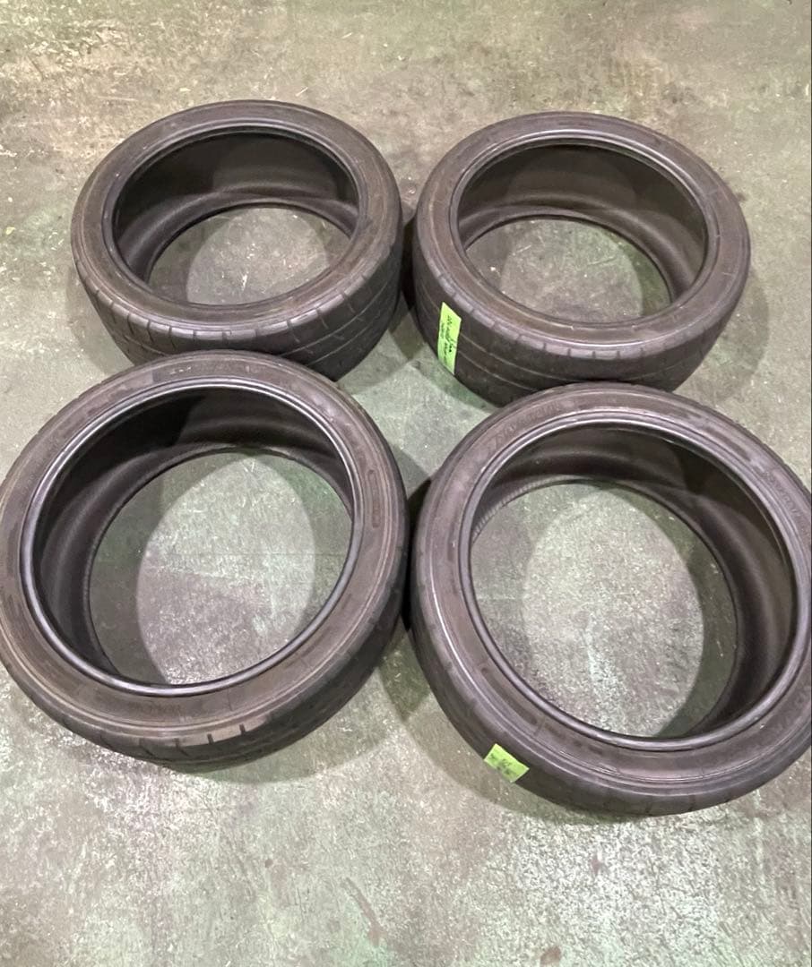 225/40R18 Sタイヤ 24年製ADVAN A052 バリ溝中古タイヤ4本