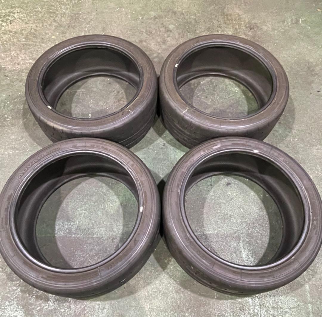 225/40R18 Sタイヤ 24年製ADVAN A052 バリ溝中古タイヤ4本