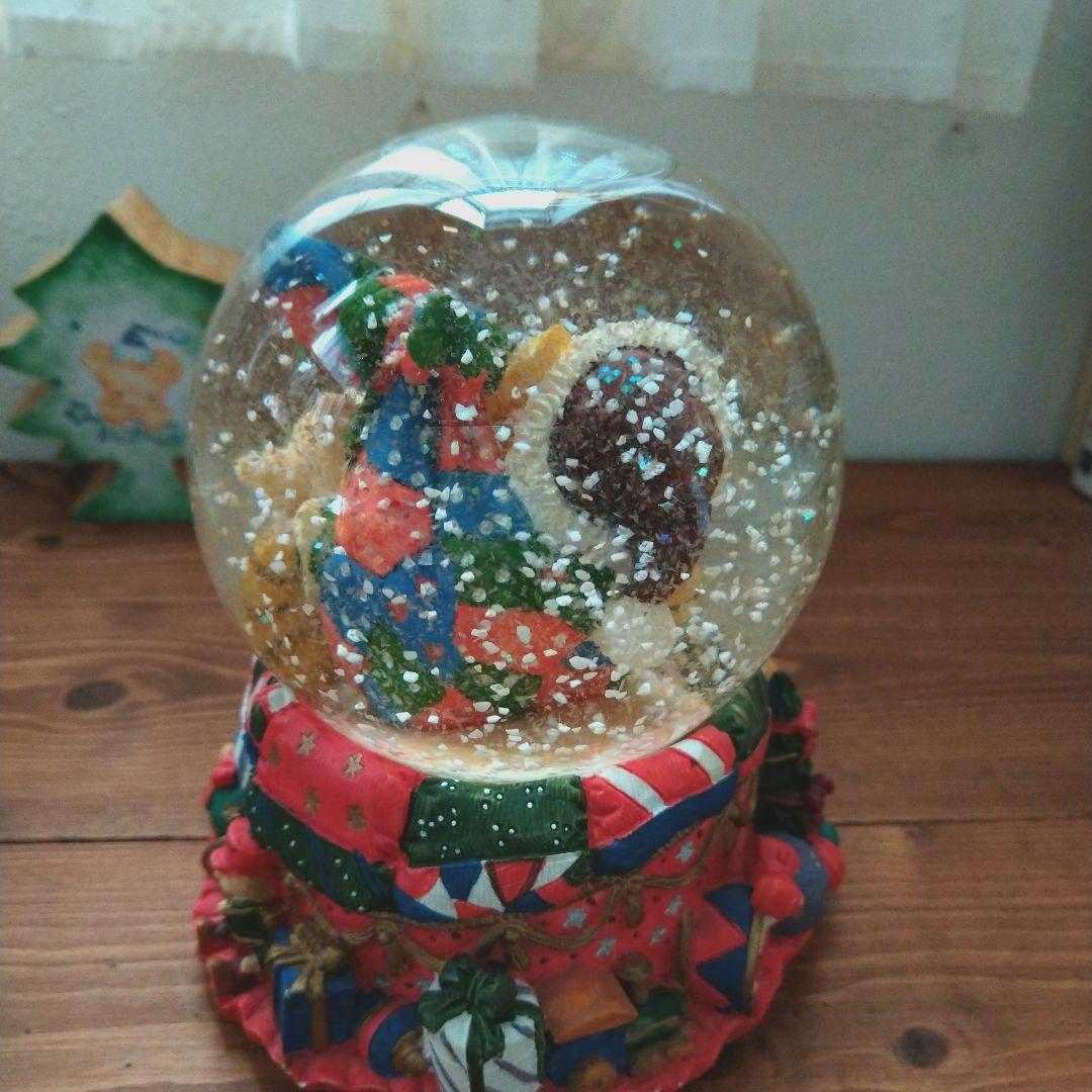 オルゴール　スノードーム　クリスマス　ねこ　ネズミ　プレゼント　ツリー