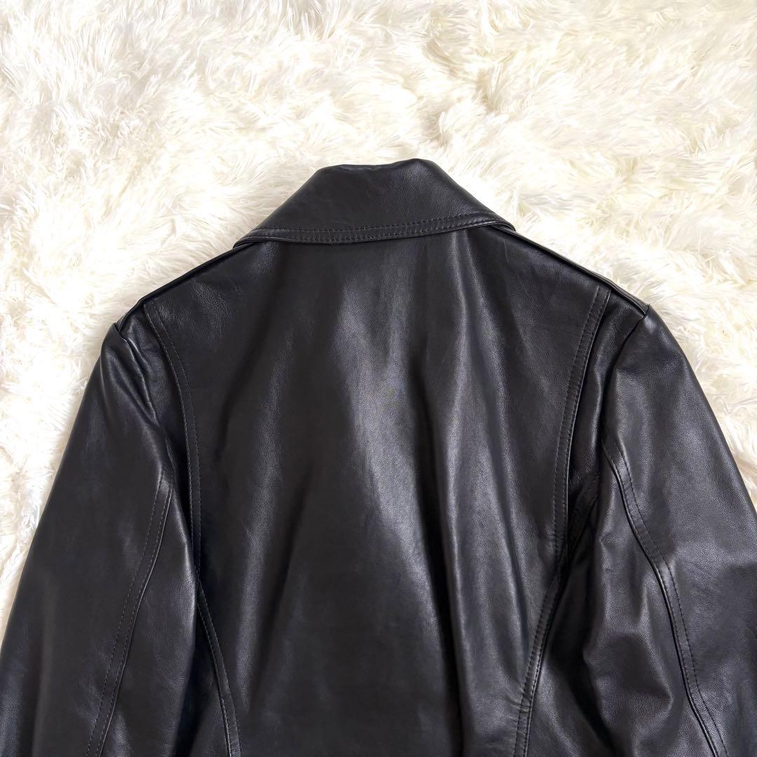 ♦︎未着用品♦︎セオリー　ライダースジャケット　ダブル　羊革　M(表記サイズS）