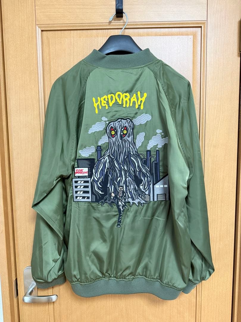 パンクドランカーズ ガイガン＆ヘドラ スカジャン PUNKDRUNKERS XL