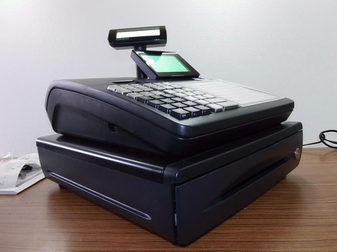 店名タッチキー設定無料 CASIO TK-400 電子レジスター 250529