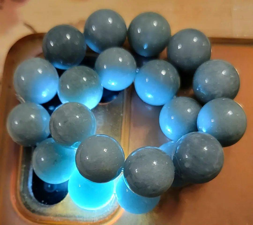 ☆！極上！レア！☆糸魚川潤艶美麗翡翠☆ろうかん質翡翠☆ブレスレット