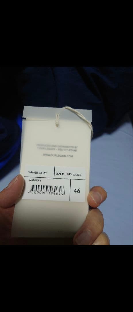 ＯＵＲ ＬＥＧＡＣＹ　Whale　ダブルチェスターコート