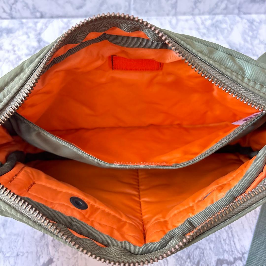 PORTER 吉田カバン ポーター TANKER ボディバッグ ナイロン カーキ