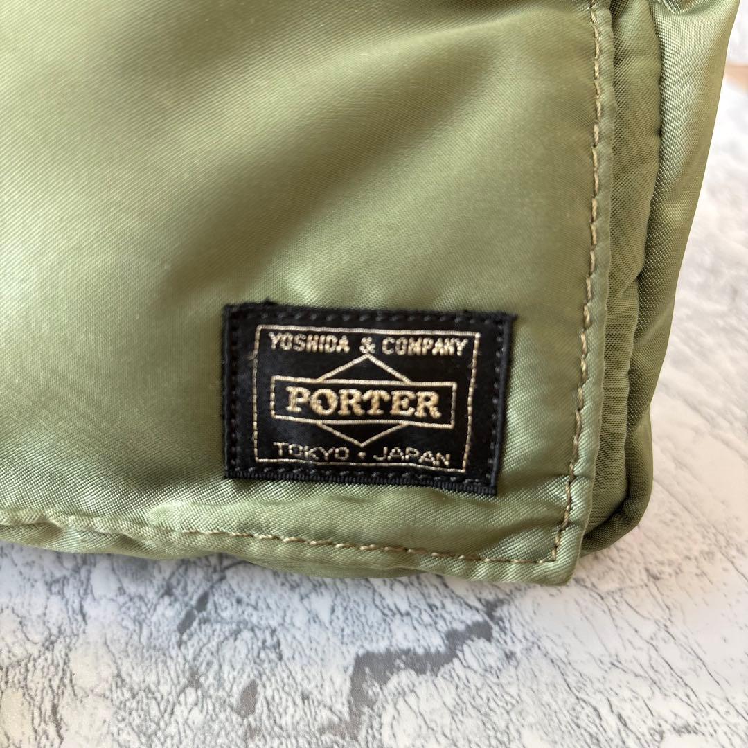 PORTER 吉田カバン ポーター TANKER ボディバッグ ナイロン カーキ