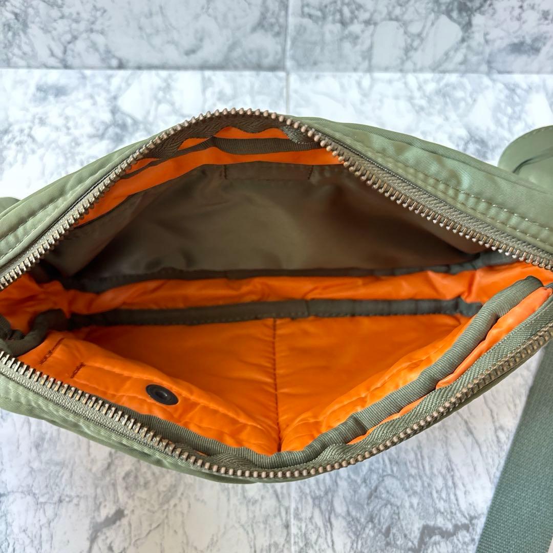 PORTER 吉田カバン ポーター TANKER ボディバッグ ナイロン カーキ