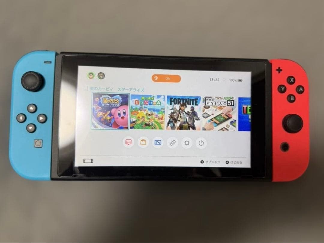 【未使用に近い美品】Nintendo Switch フィルム貼付済+箱
