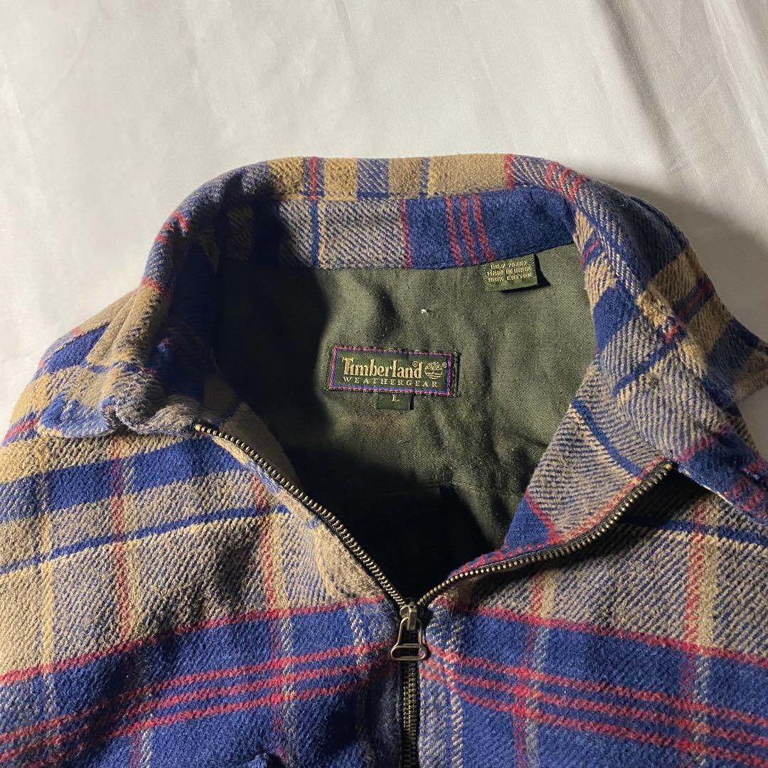 96年製 Timberland ヘビーフランネルアノラック