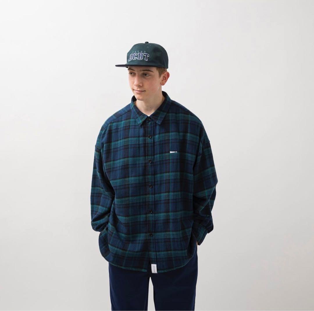 新品未使用 DESCENDANT BASIN BLACKWATCH 長袖シャツS