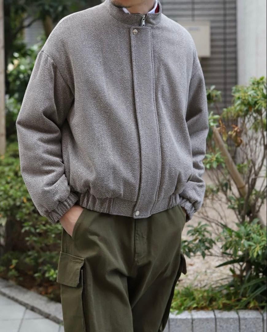 ジャケット・アウター 23AW SEEALL OVERSIZED BOMBER JACKET