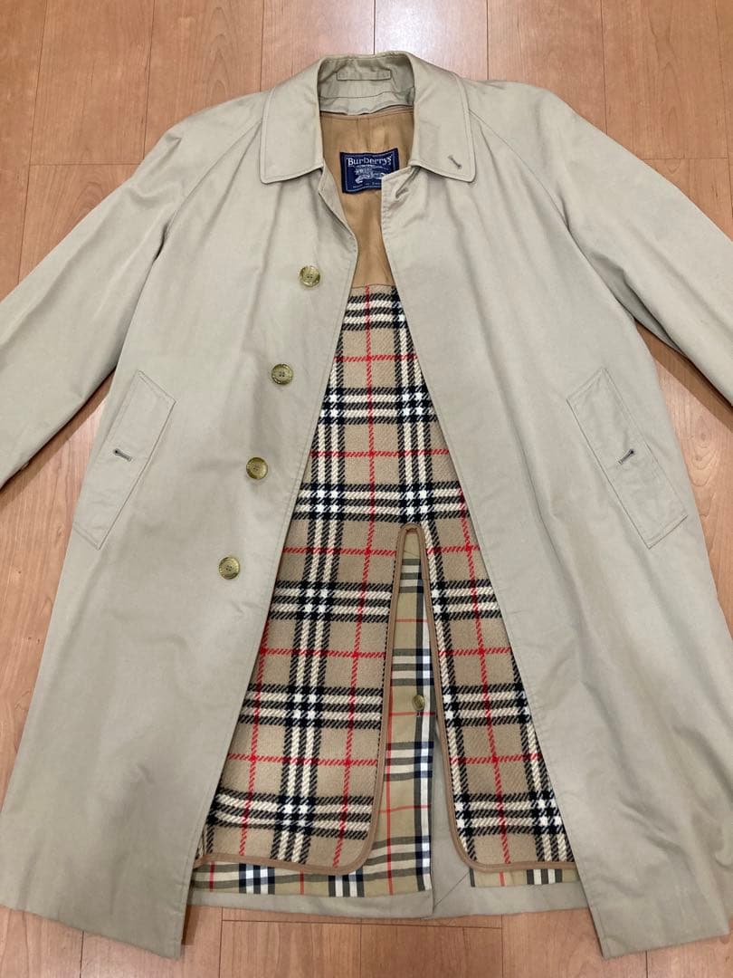 Burberry ステンカラーコート ライナー付 メンズ