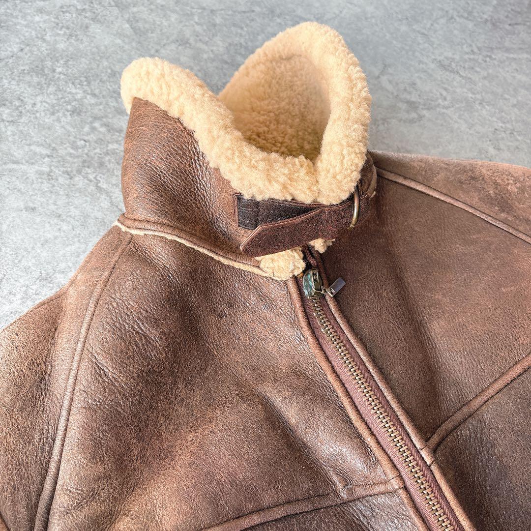 AVIREX B-6 フライトジャケット 40 USA製 ムートン 90s