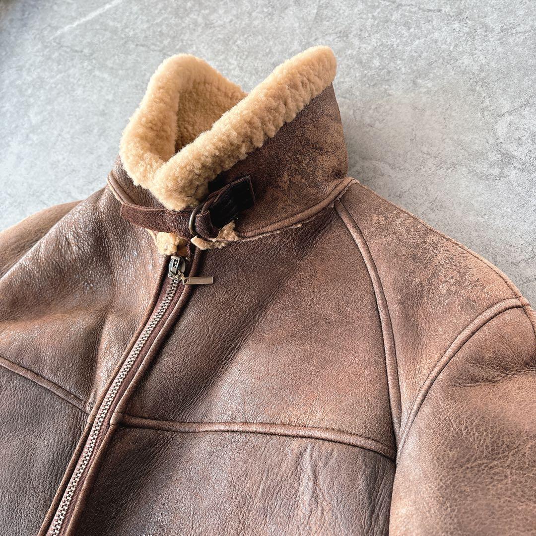 AVIREX B-6 フライトジャケット 40 USA製 ムートン 90s