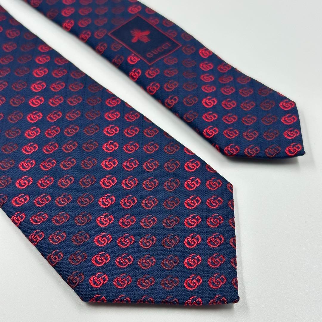 【極美品】 GUCCI グッチ ネクタイ ハイブランド GG スプリーム