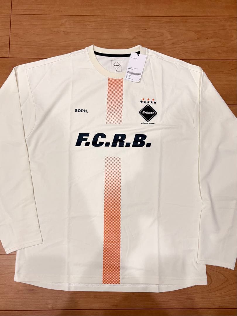 新品FCRB 25SS L/S GAME SHIRT 長袖　白　XL
